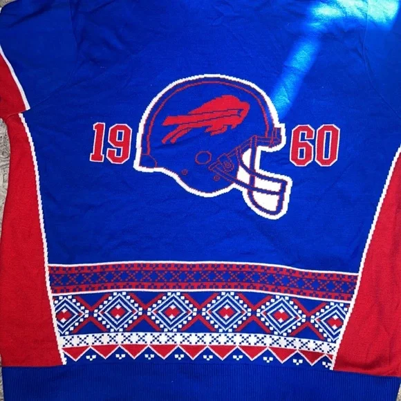 Exclusive Buffalo Bills Sweater Hoodie - Picture 7 of 7